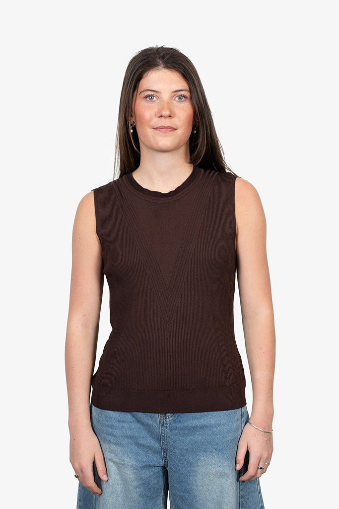 Muse top - Chocolate - One Size