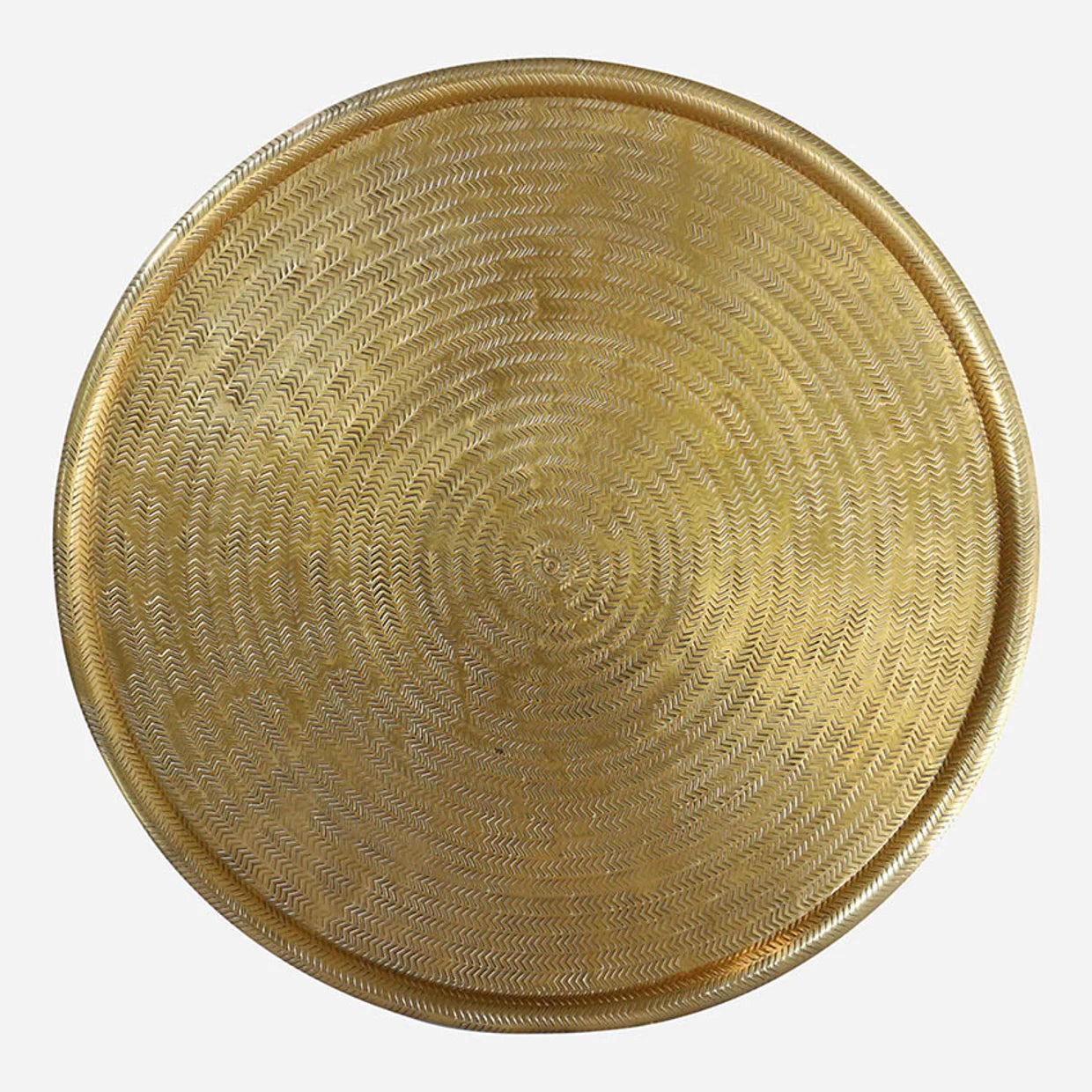 Ravello Etched Tray - Antique Brass Finish - Large