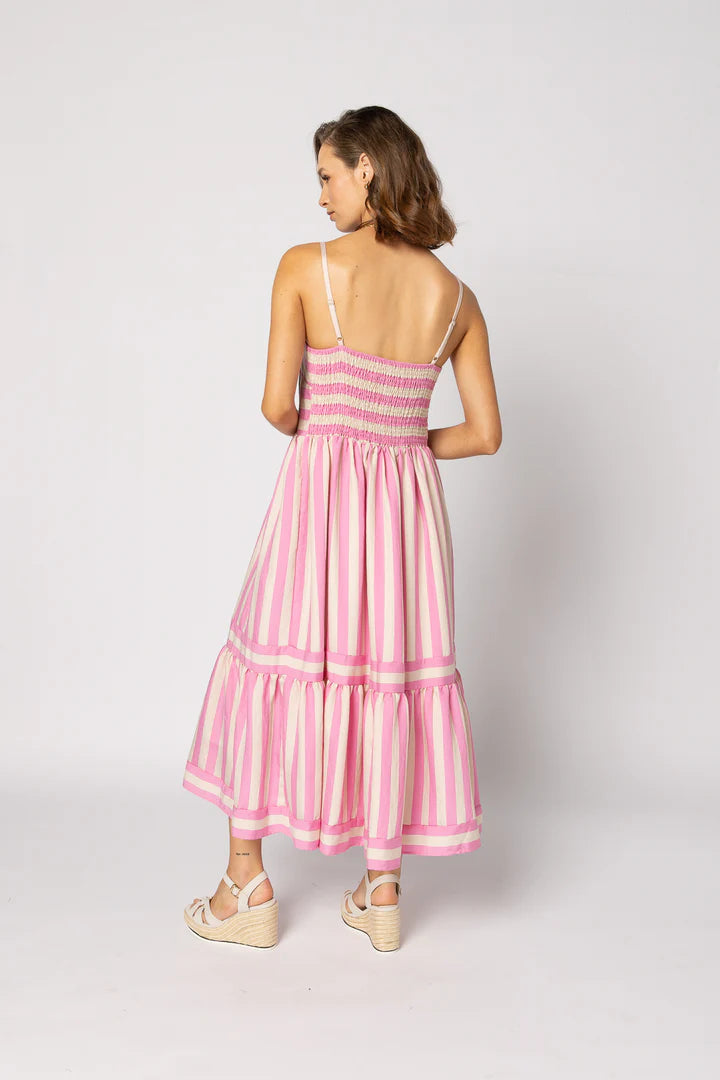 Olivia Dress - Candy Stripe