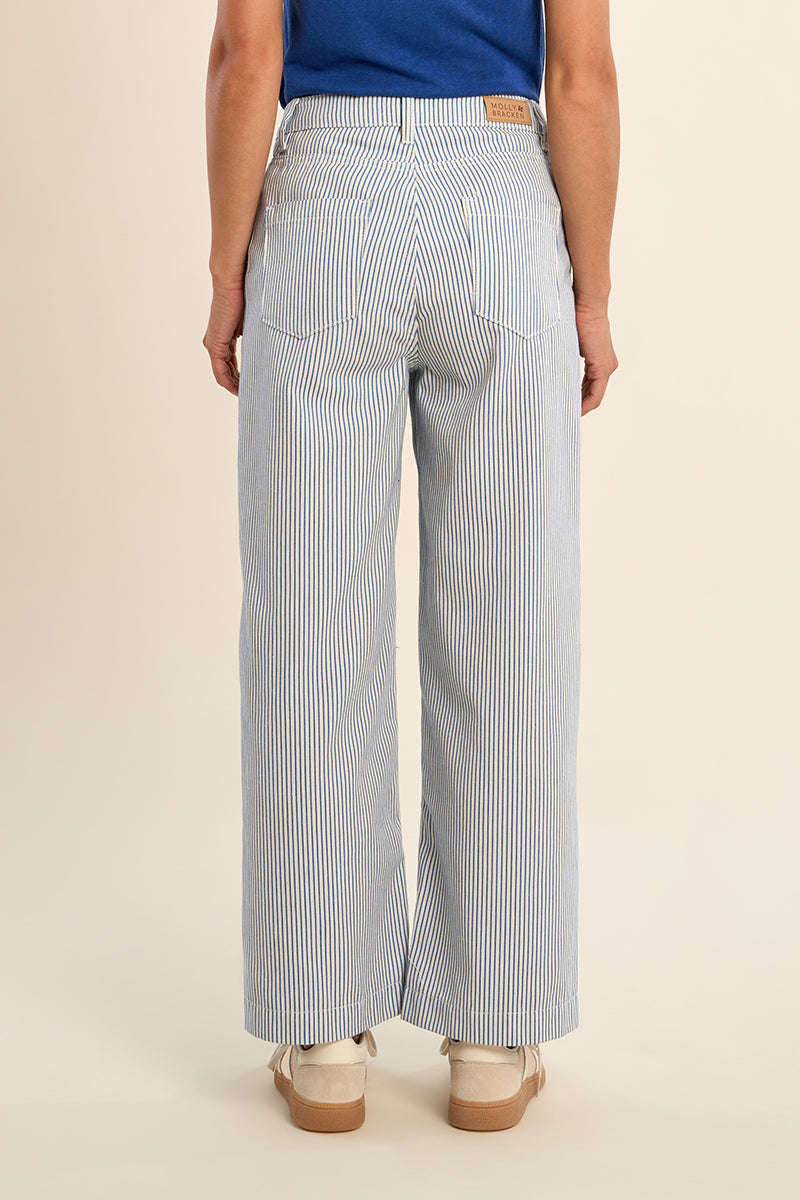 Molly Bracken Woven Pants - Light Blue