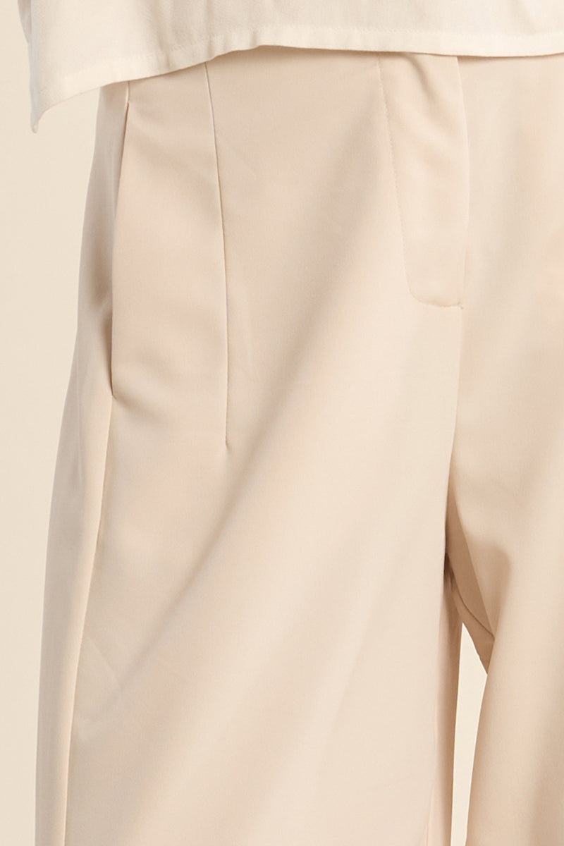 Molly Bracken Woven Pants - Cream