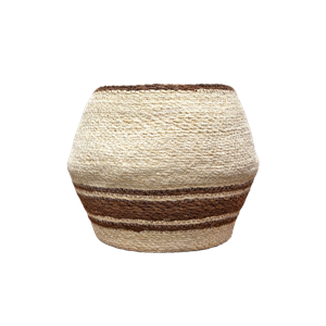 Eloise Belly Planter Basket - Pecan
