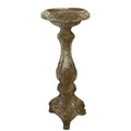 Candle holder indoor outdoor  antique marble magnesium  SIZE: 120x120x400