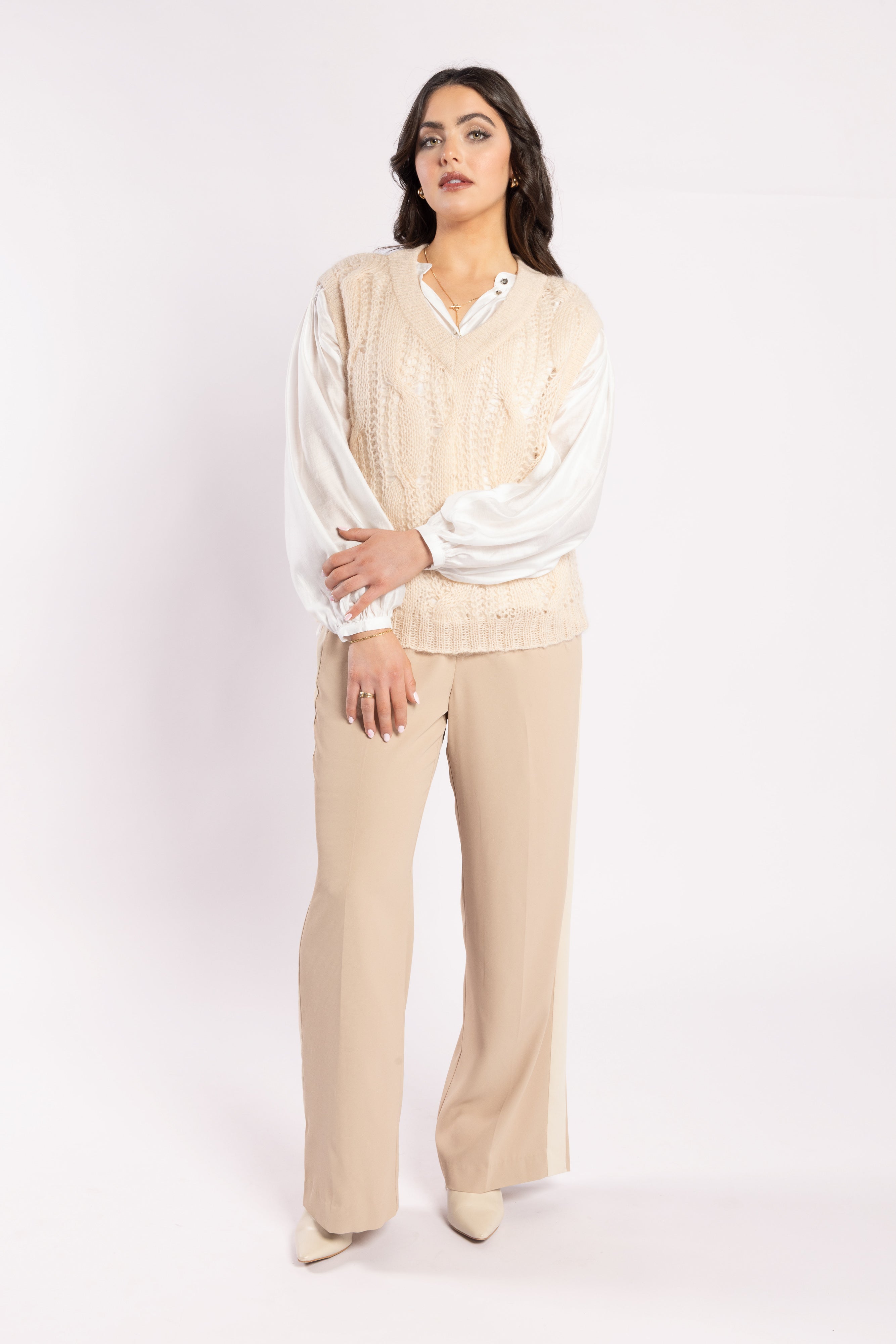Drama Fliss Vest - Blush
