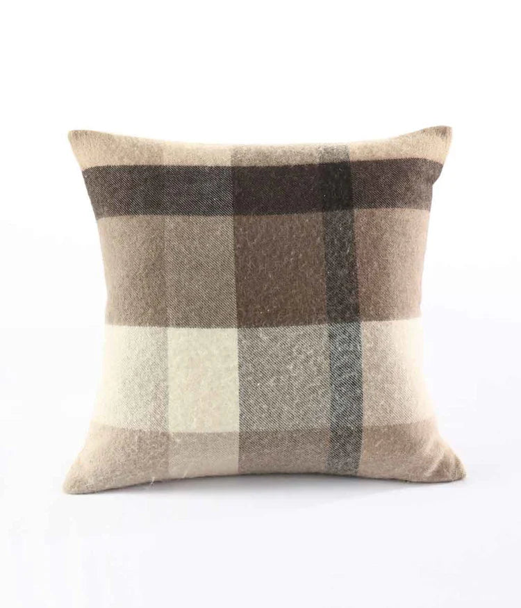 Lodge Lambswool Cushion Mocha