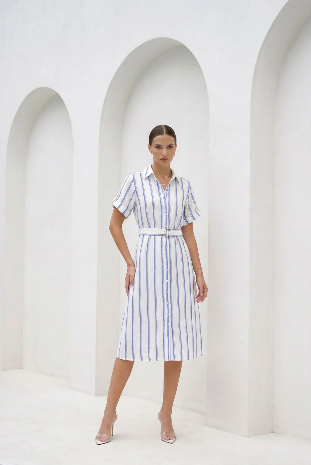 GDS Lyra Linen Dress
