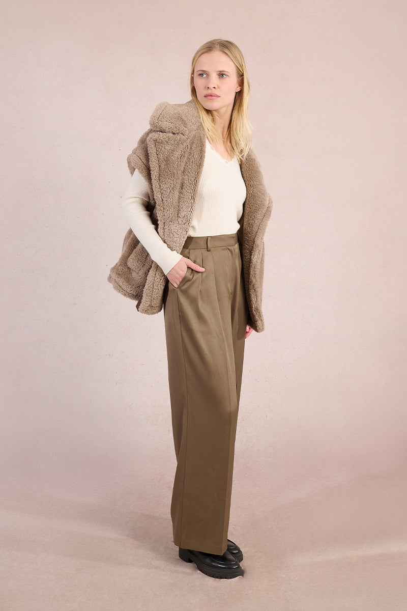 Molly Bracken Woven Pants Khaki