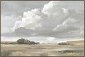 Clouds above painting oak colour frame 120x80