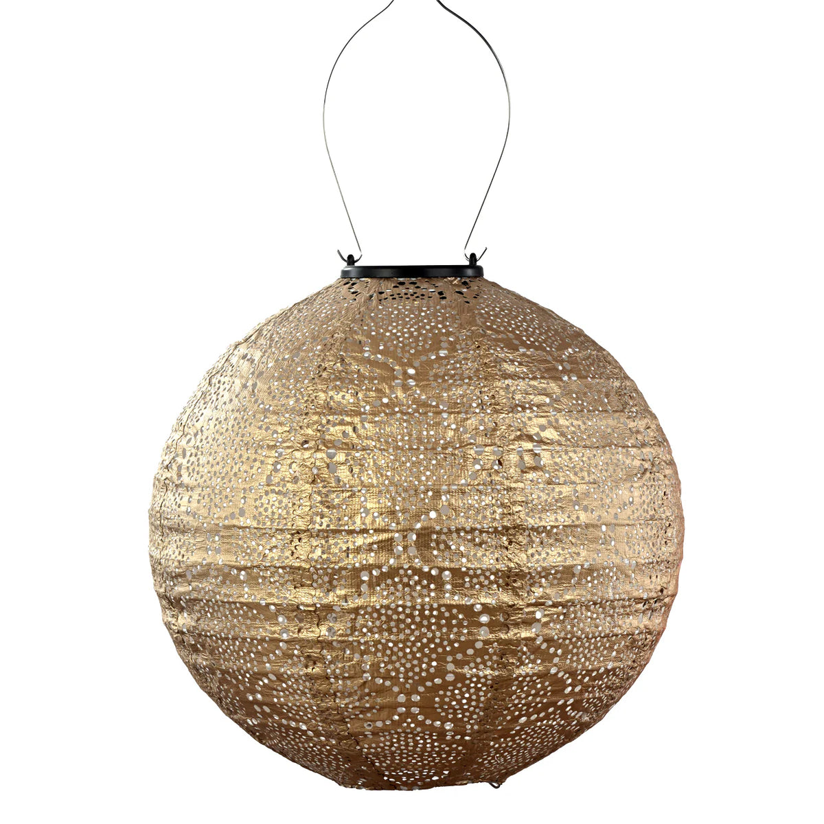 Lantern - Round - 30cm - Gold - Bazaar