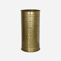 Rossini etched umbrella stand antique brass finish