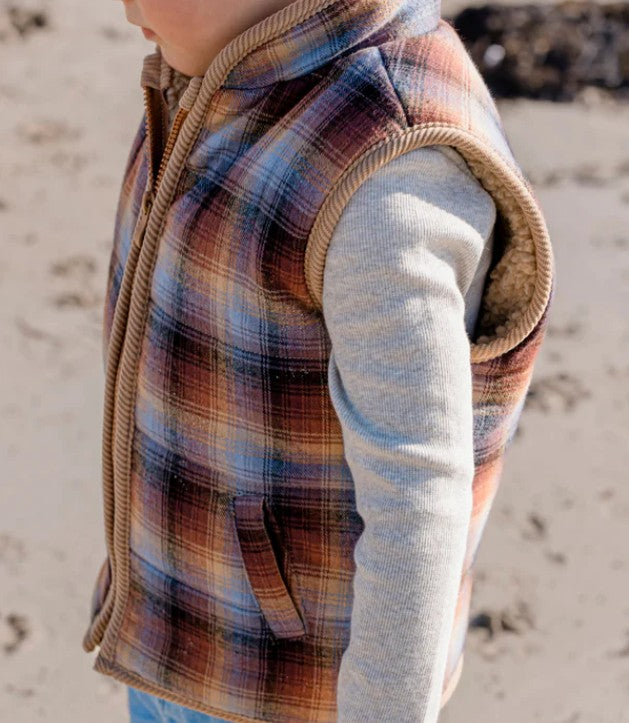 Milky Fitzroy Check Vest