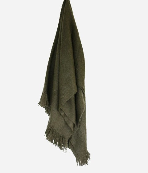 Otago Green Throw