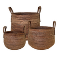 Nala planter basket w handles medium