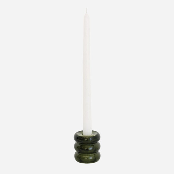 Verde Glass Candle Holder