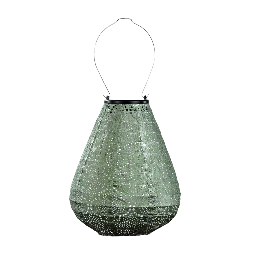 Lantern - Tulip - 20cm - Sage Green - Bazaar