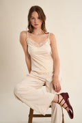Molly Bracken Woven Camisole - Off White