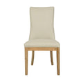 Oakwood Linen Dining Chair - Natural