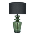Emerald Lamp w/ Black Lamp shade