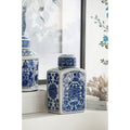 Ren Lidded Jar - Blue and White
