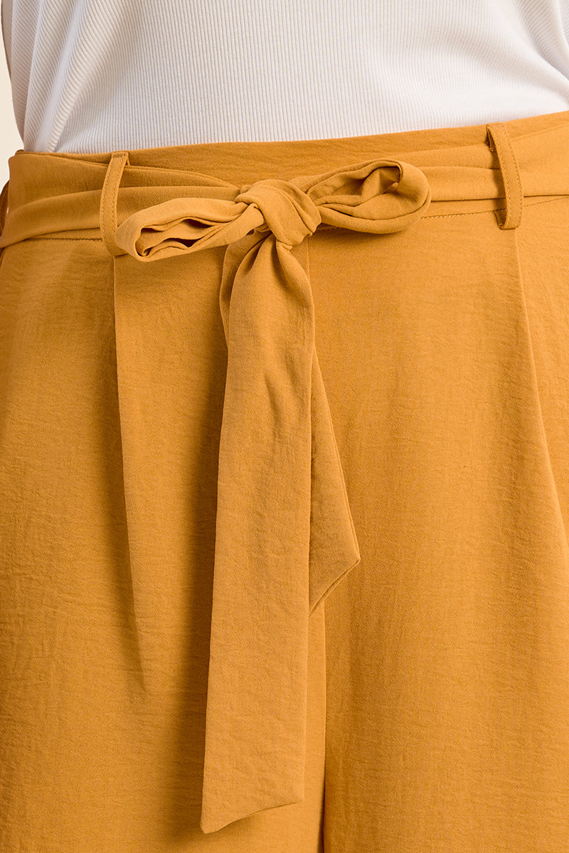 Molly Bracken Woven Pants - Mango Yellow