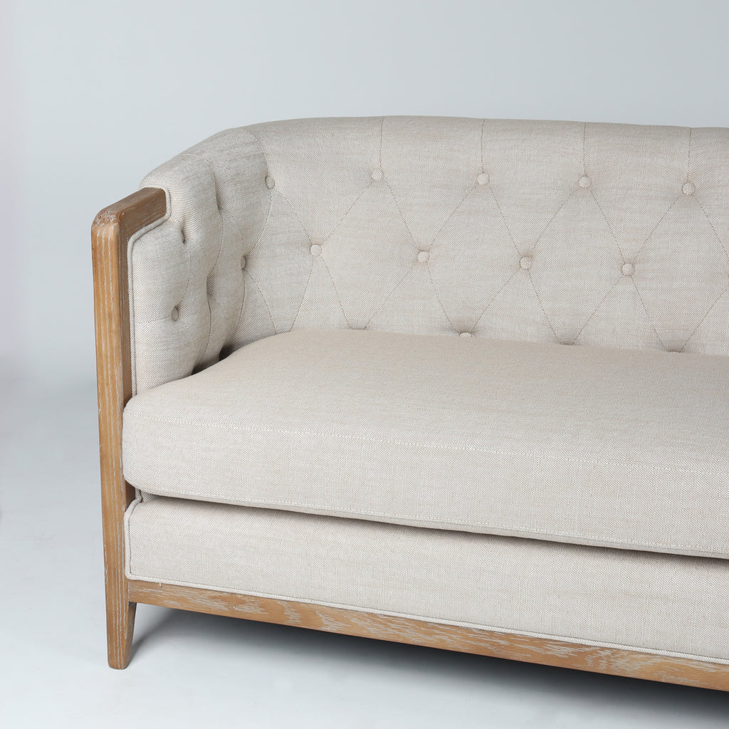 Cove wood - Linen Look sofa