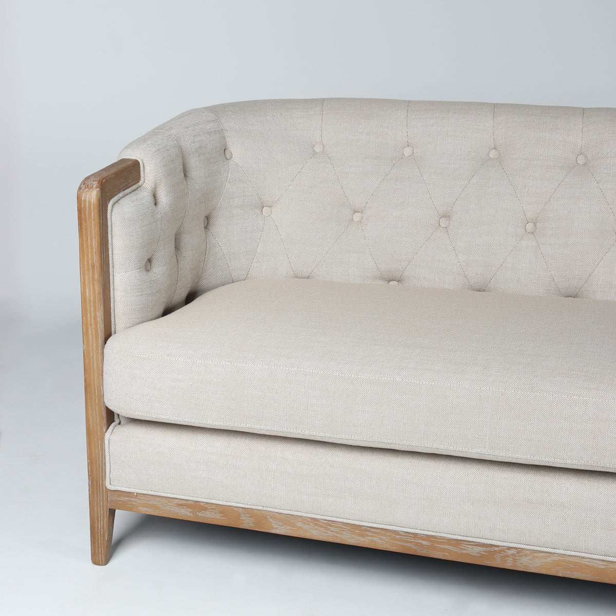 Cove wood - Linen Look sofa