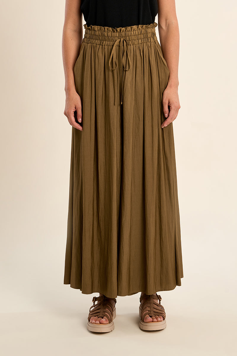 Molly Bracken Woven Pants - Khaki