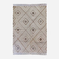 Indoor/Outdoor Sandstone &amp; Ivory Aztec Rug