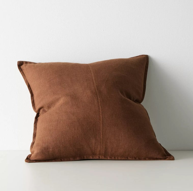 Como Feather filled cushion - Henna