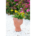 Terracotta visage head planter Medium