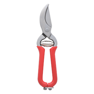 Pruner w Red Handle - Stainless Steel