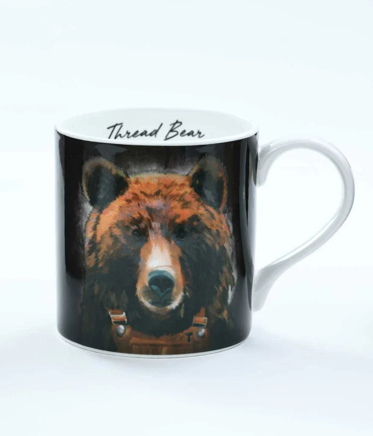 Thread Bear Bone China Mug