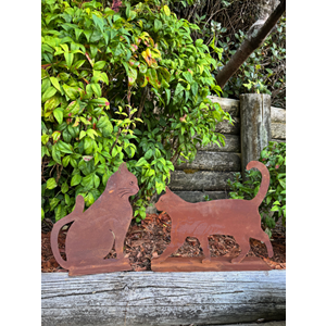 Garden Decoration Cat sitting
