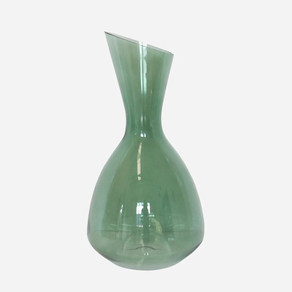 Fino Verde Handblown wine Decanter