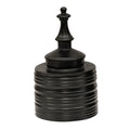 Ebony vessel midi with lid