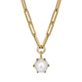 Dyrberg Kern Tessa Gold Necklace white pearl