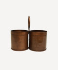 Utensil holder copper 22x10.5x20cm
