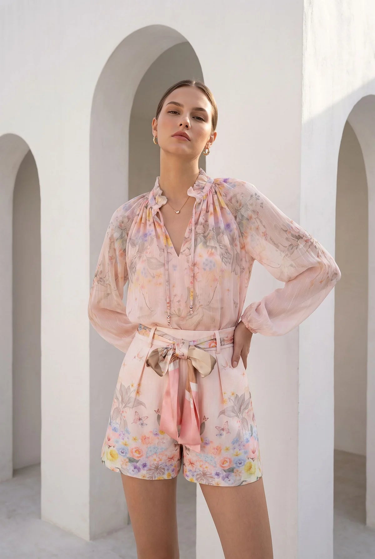 GDS Luna Printed Blouse