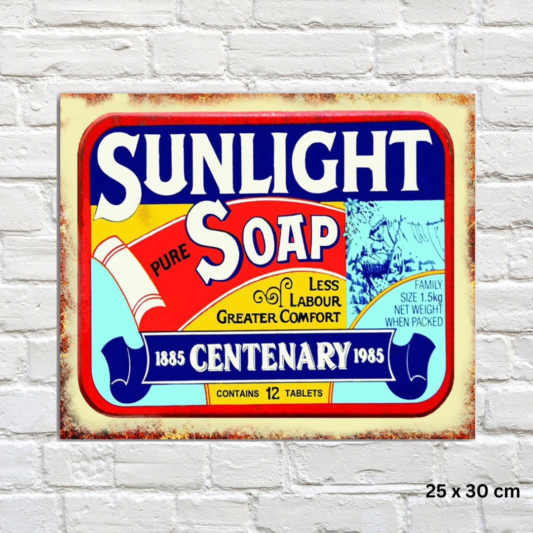 Sign Sunlight Soap 25x30