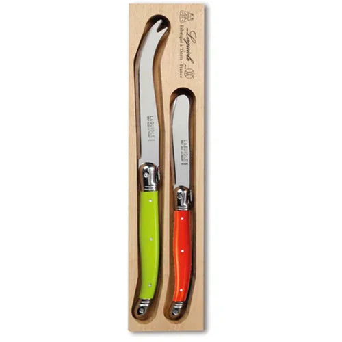 Laguiole Cheese Knife/spreader 2pc Set multi