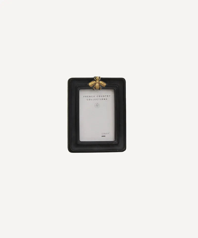 Bee Black Photo Frame 2.5 x 3.5