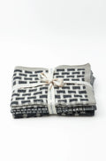 Basento graphite washcloths - Set of 3