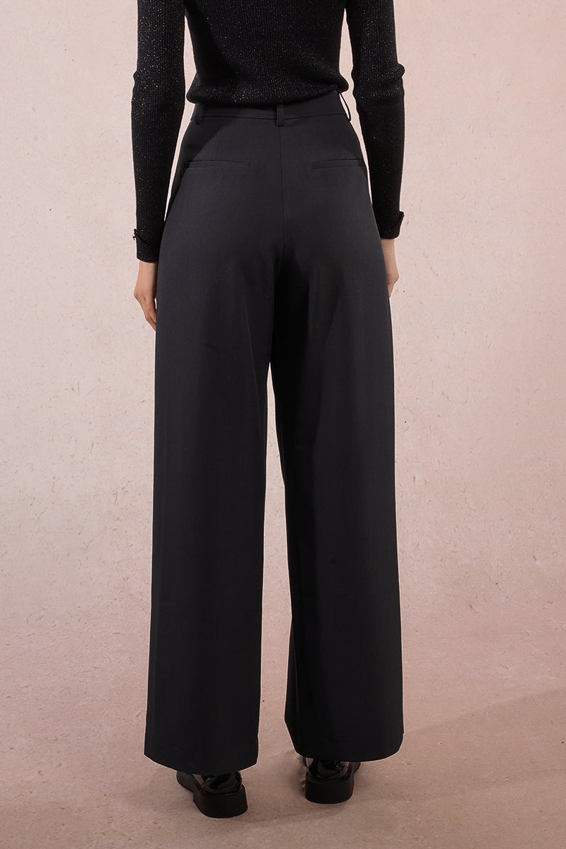 Molly Bracken Woven Dark Grey pants