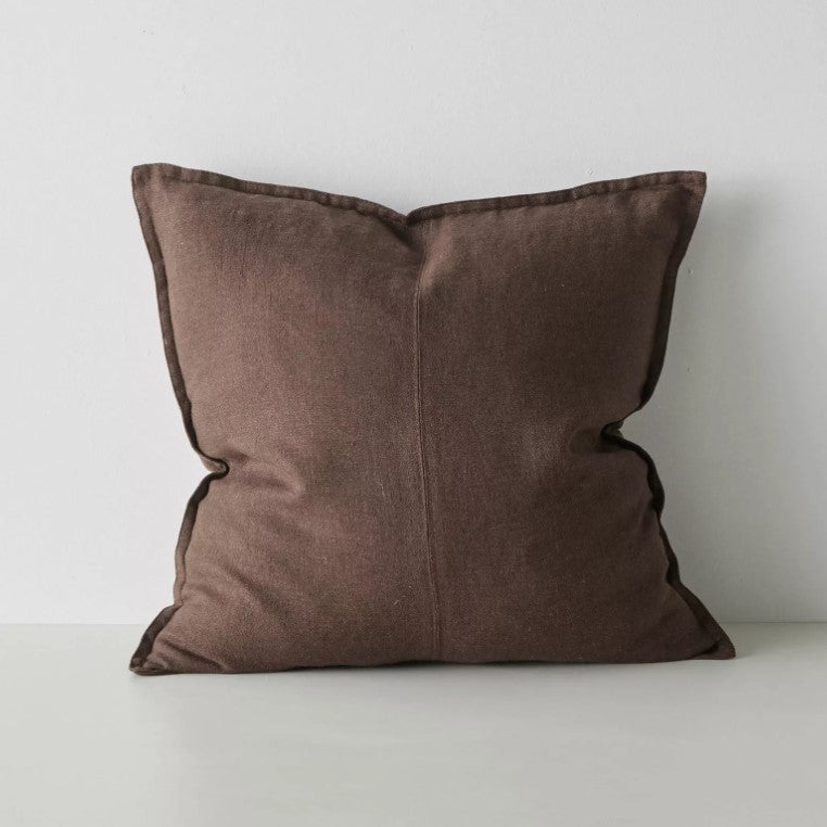 Como Cocoa feather filled cushion