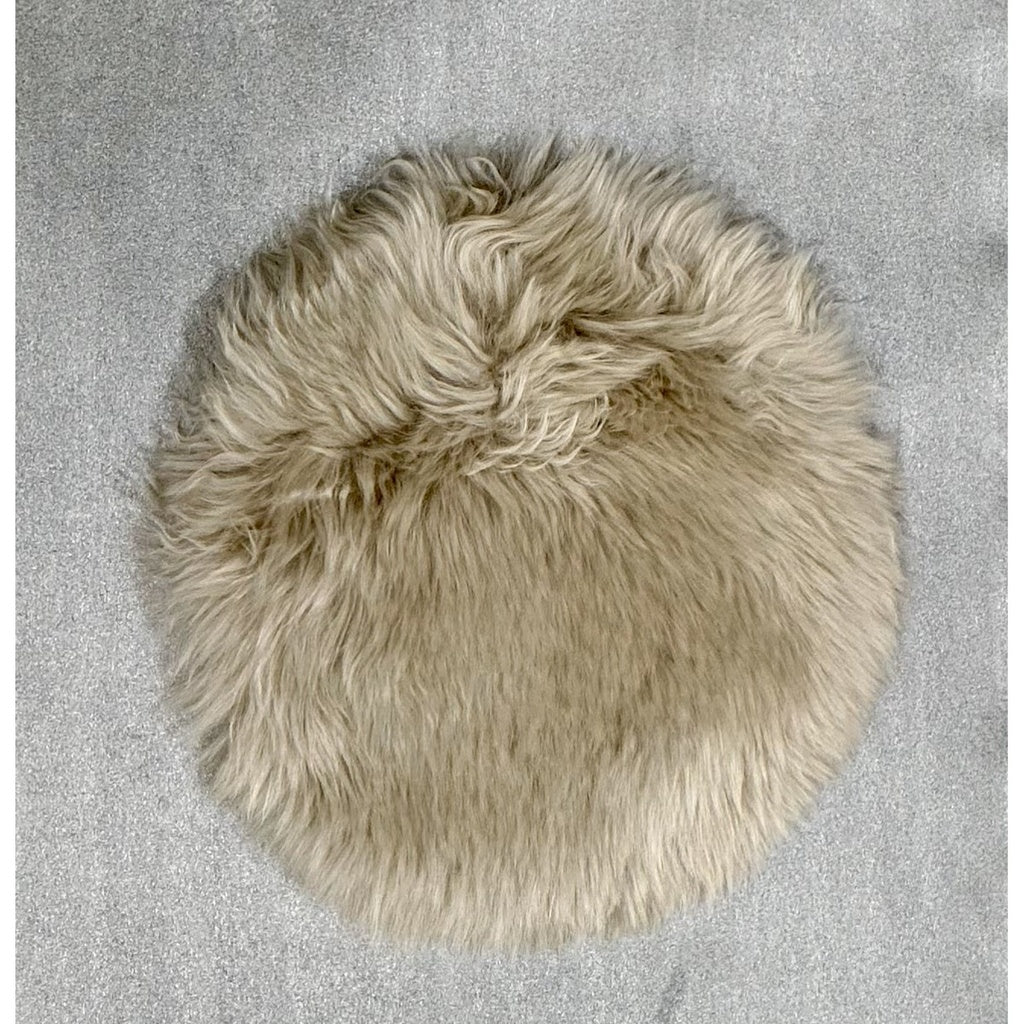 Kaikoura Long Wool Seat Pad - Taupe