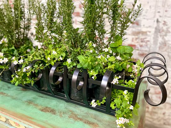 Black Iron Windowbox