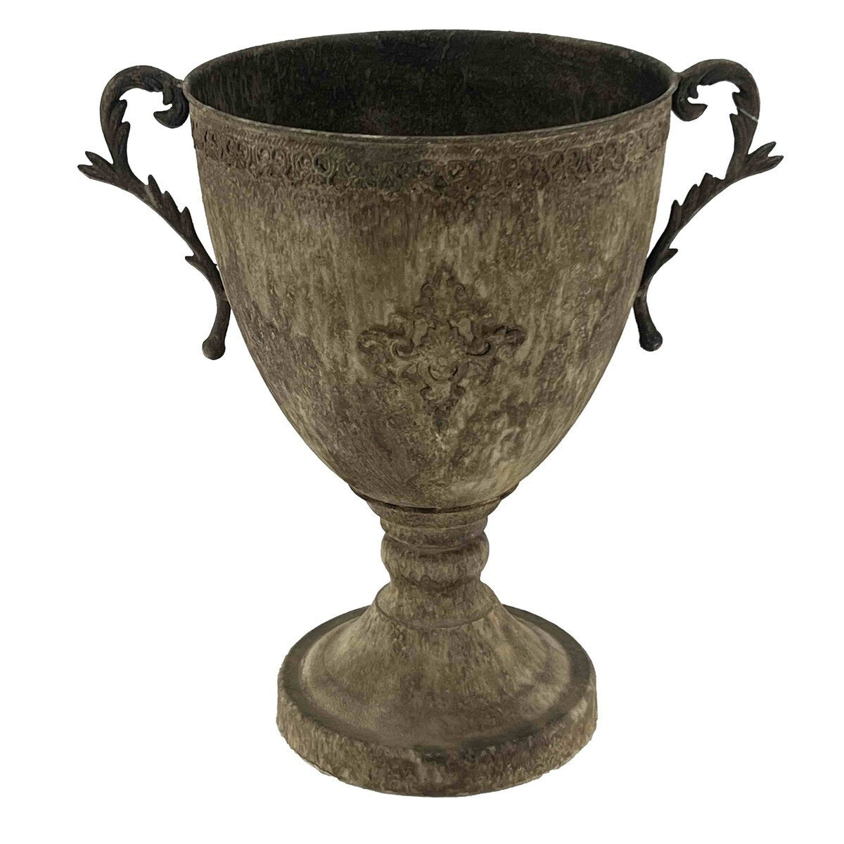 ANTIQUE METAL URN