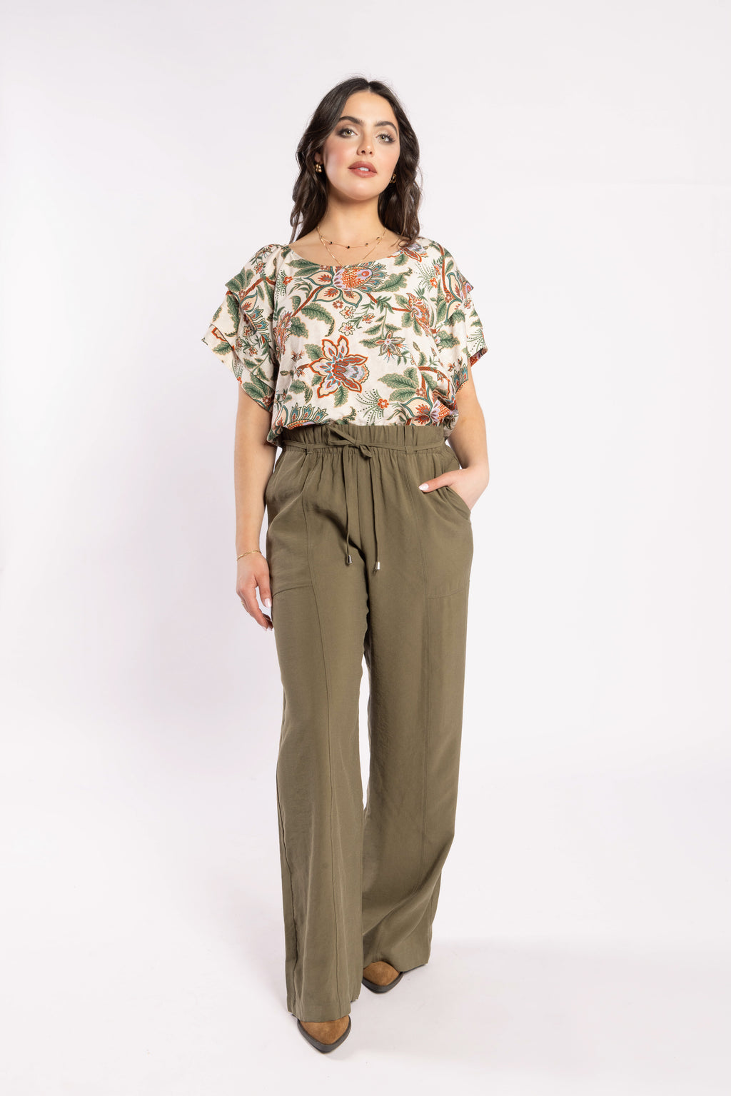 Drama Lana Top - Del Ray Cream