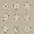 Happy Eggs Luncheon Napkin