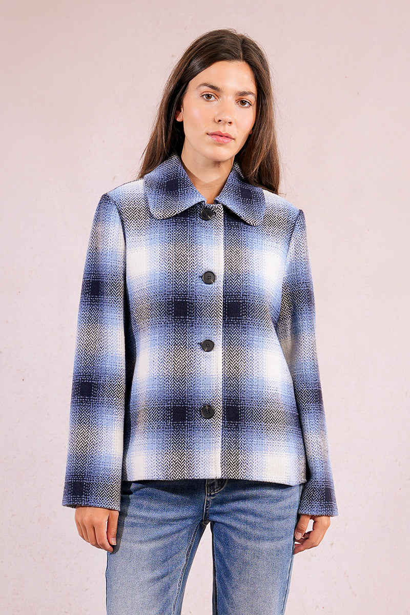 Molly Bracken Woven Jacket Navy